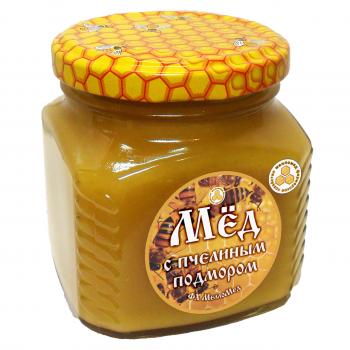 Изображение: мёд с подмором пчёл